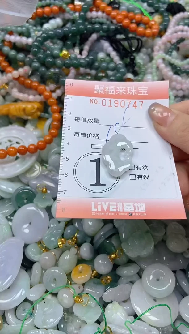 翡翠未镶嵌颈饰闪购0190747