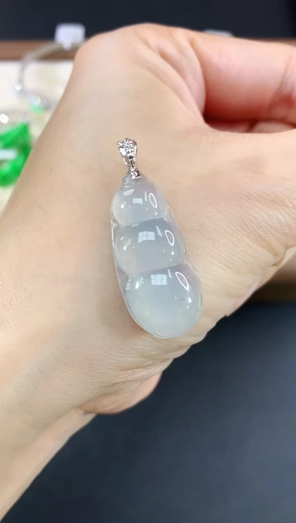 吊坠(不含链)18K金镶嵌翡翠61|2980