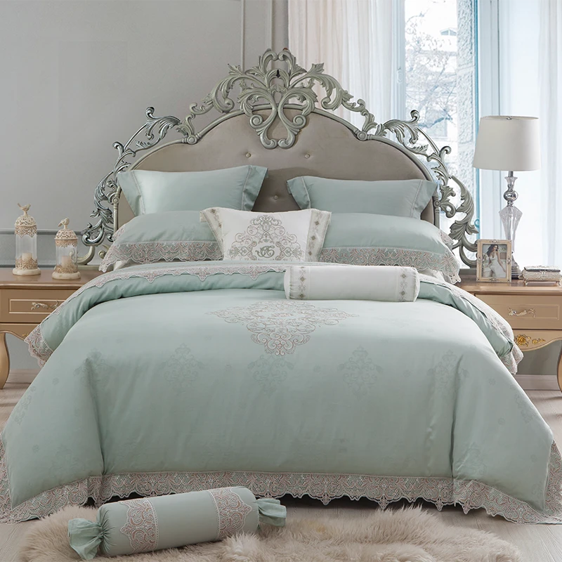 160支纯棉刺绣轻奢高端套件床盖款 繁星入海