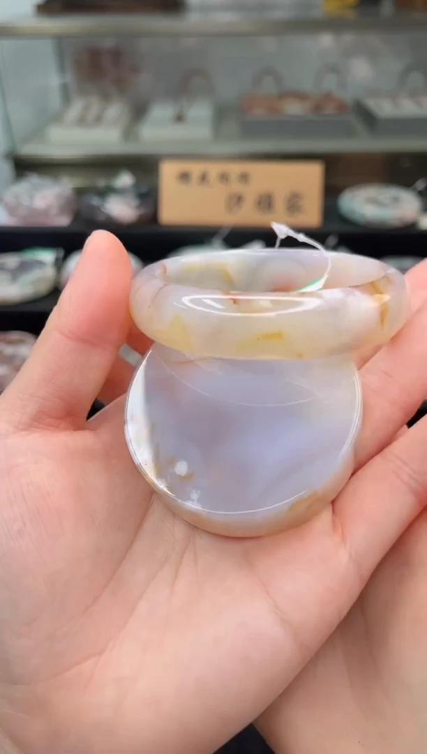 未镶嵌手镯石英质玉57圈口（赠品镯心）3572300
