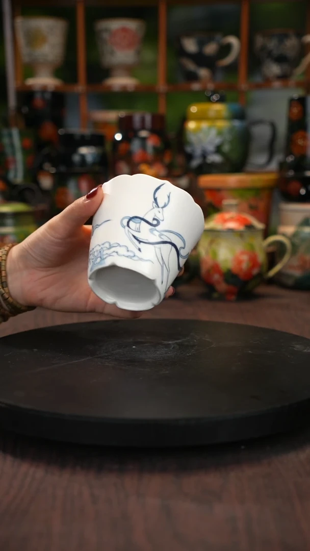 油画釉下 彩手绘