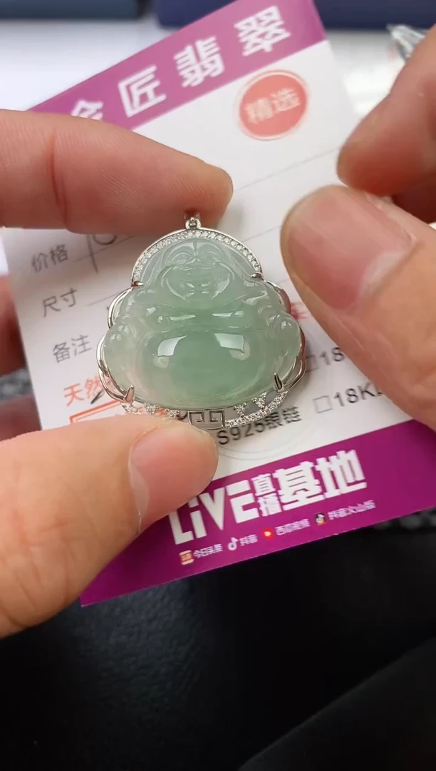 翡翠银S925镶嵌颈饰香****j·