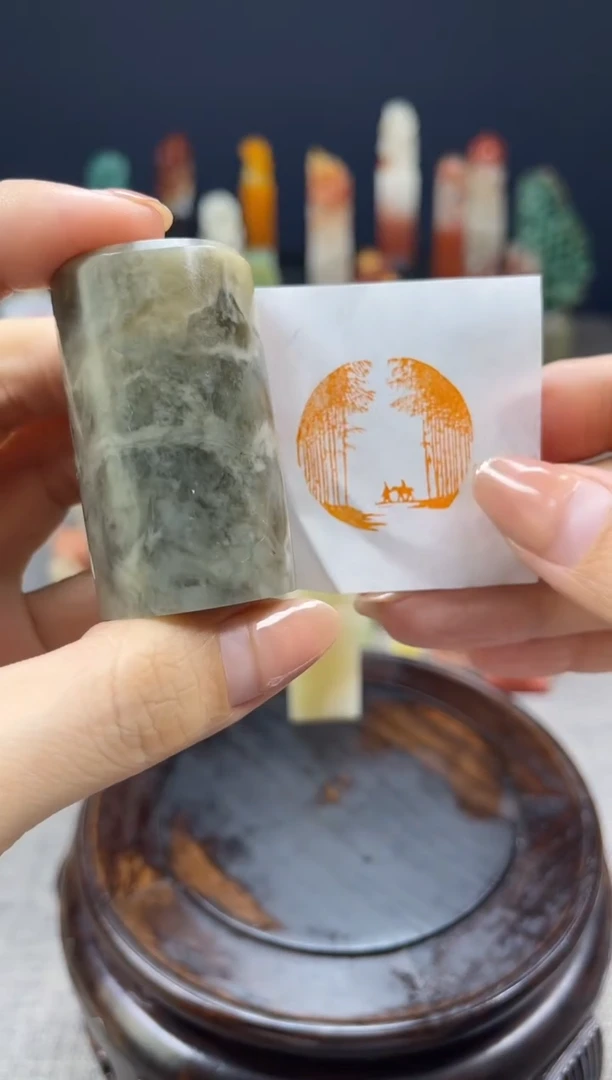 昌化石印石刻一个