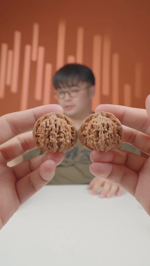 【闪购商品】文玩核桃把件39mm刘怀军一代楼1128-51