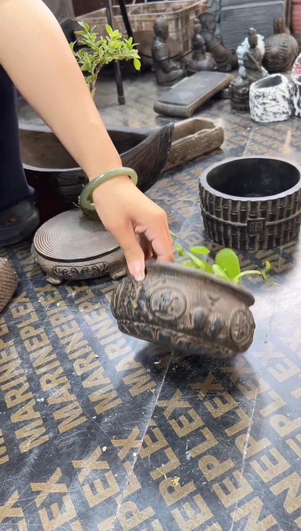 陶土聚宝盆（不带绿植）
