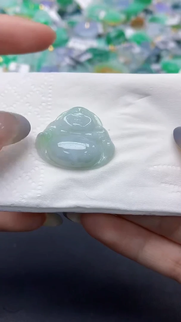 翡翠未镶嵌颈饰天然缅甸a货翡翠