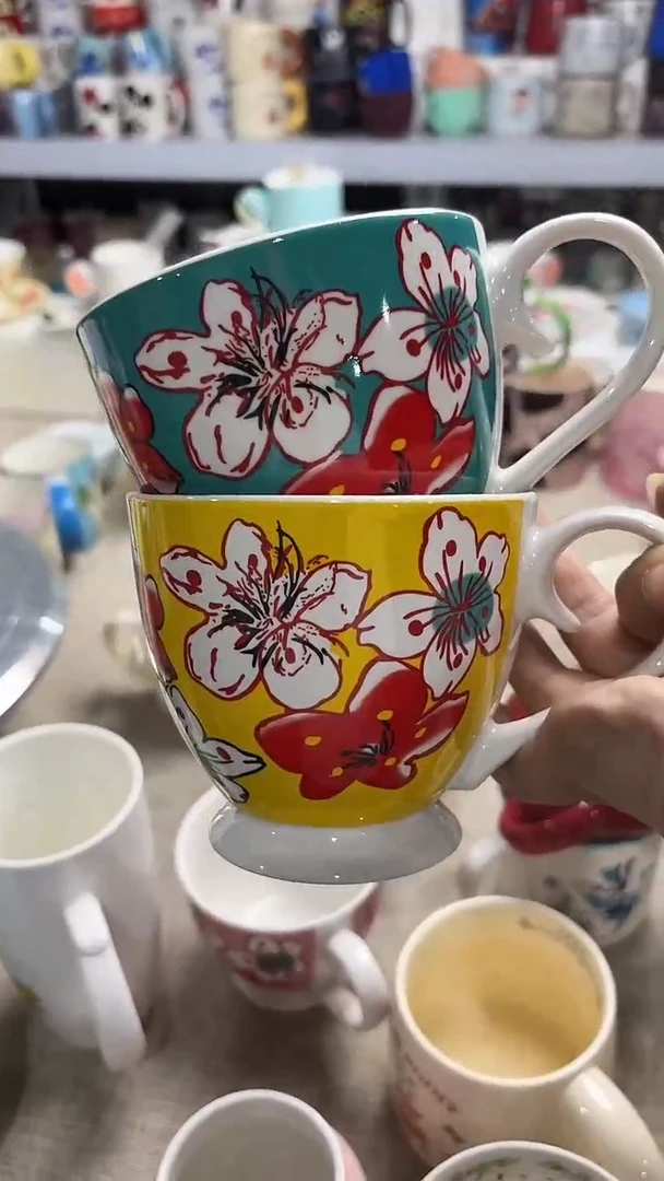 家湖高温陶瓷杯 微瑕