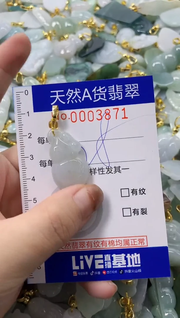 颈饰未镶嵌翡翠天然A货翡翠