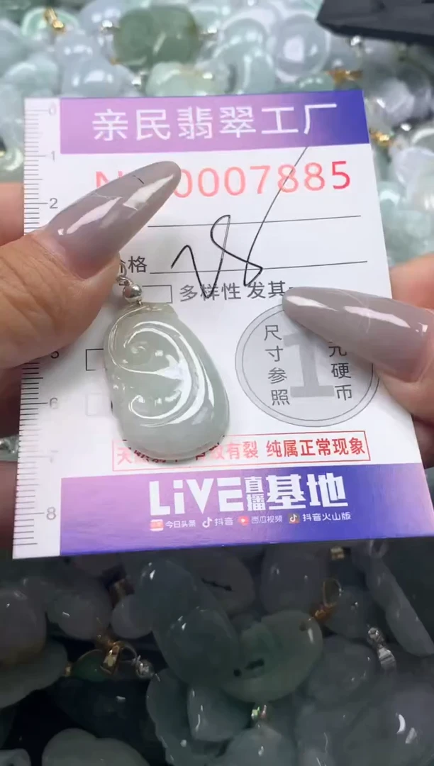 颈饰未镶嵌翡翠7885