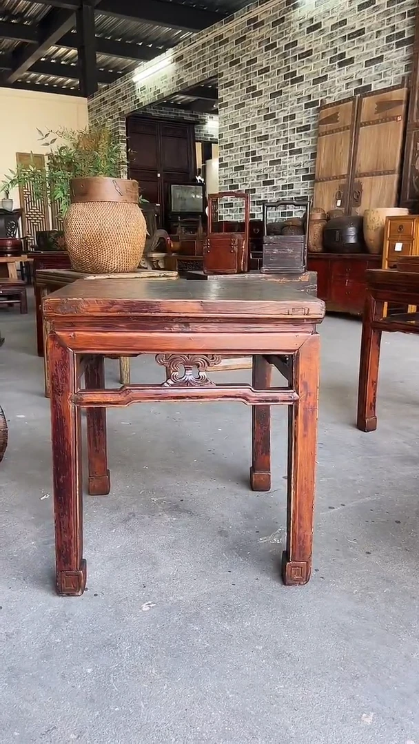 榆木远**人实木材质方凳老物件