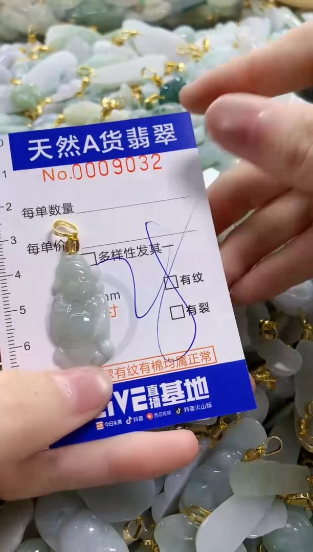 颈饰未镶嵌翡翠天然A货翡翠