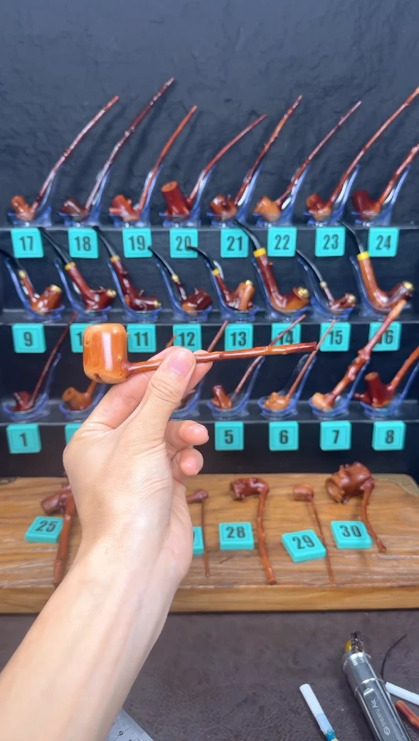 一物一图檬子木手工香烟嘴