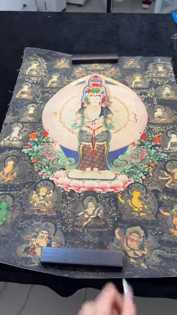 装裱画手绘唐卡藏艺阁TK16009