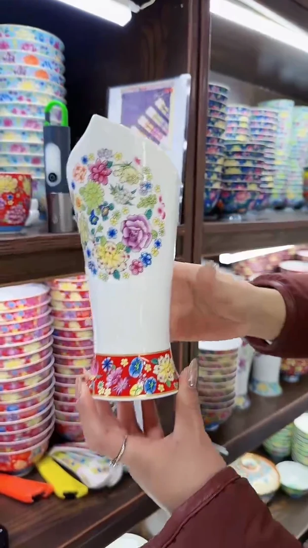 【闪购商品】瓷片筷子筒一只景德镇陶瓷