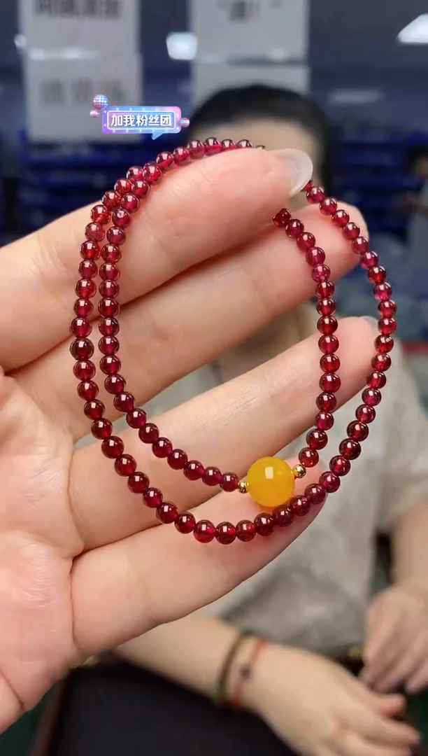 未镶嵌手链石榴石TDSL5833