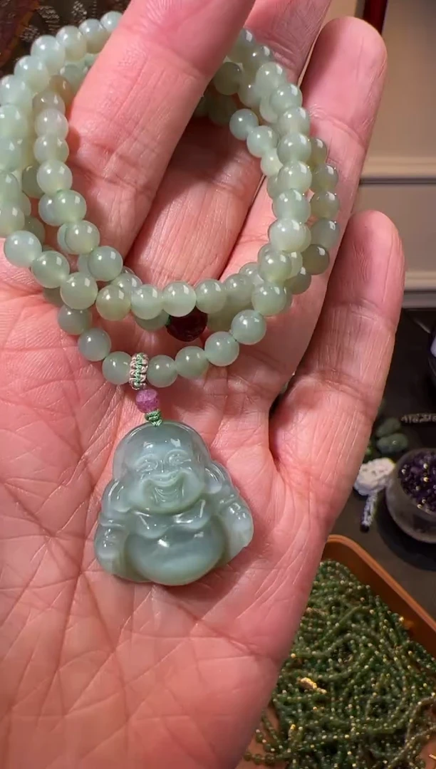 【闪购商品】和田玉项链未镶嵌佛公项链