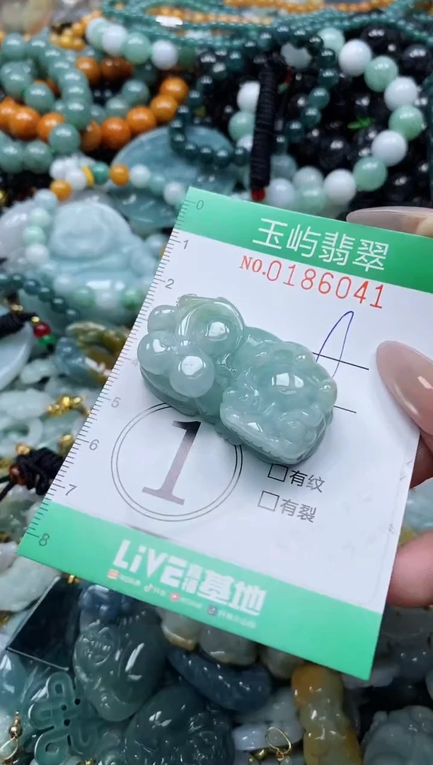 翡翠未镶嵌颈饰闪购0186041