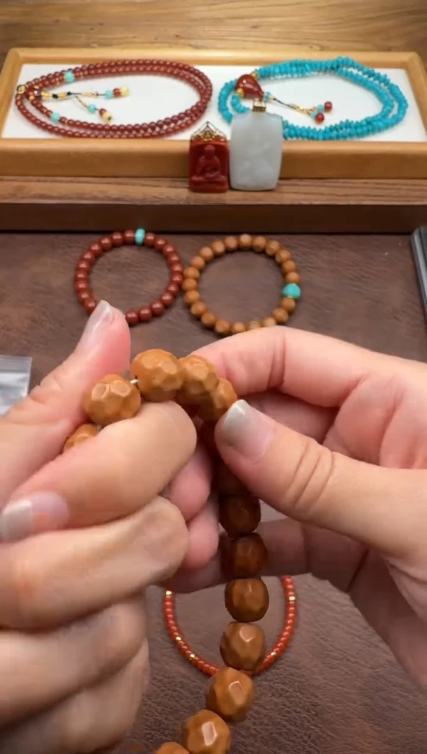 手串猴头核桃薄**~手串手串