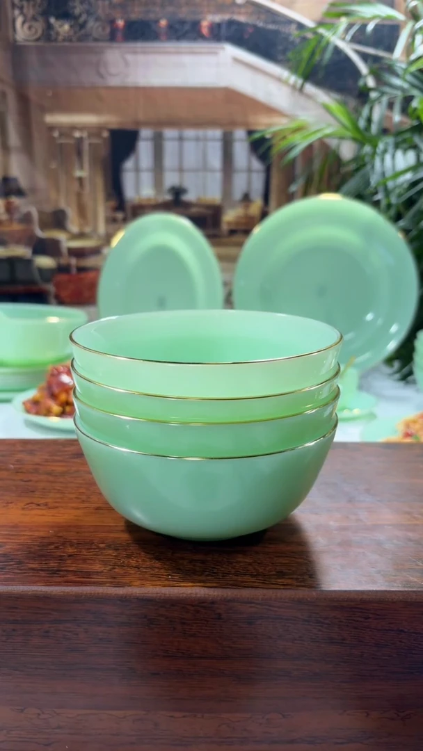 【闪购商品】...5.5英寸玉瓷碗4个口径13.8厘米