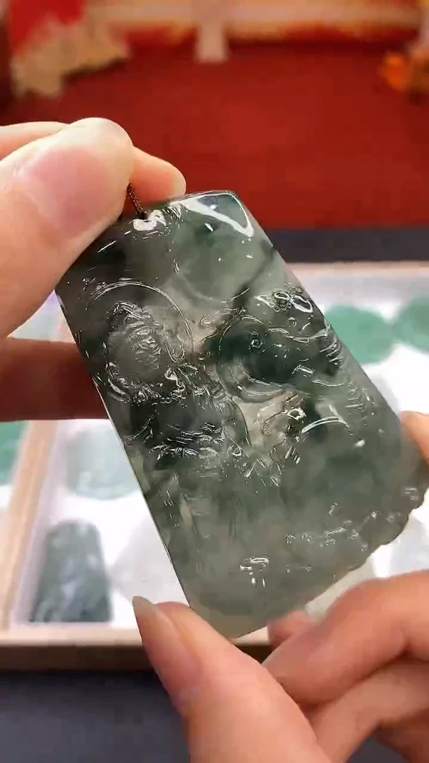 翡翠未镶嵌吊坠(不含链)翡翠1