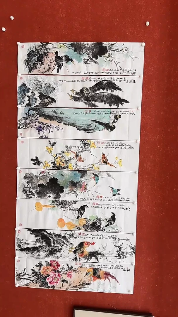 国画10.3-馆藏-颜新辉-八条屏-51