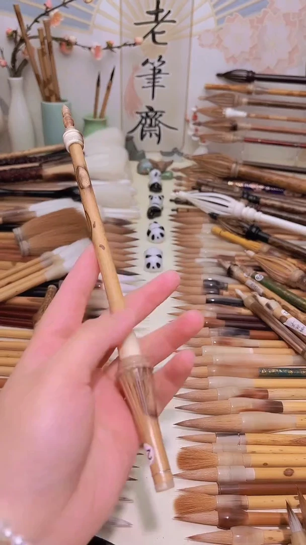 【闪购商品】精品梅鹿牛角仿宋款纯母元狼出峰3.0cm