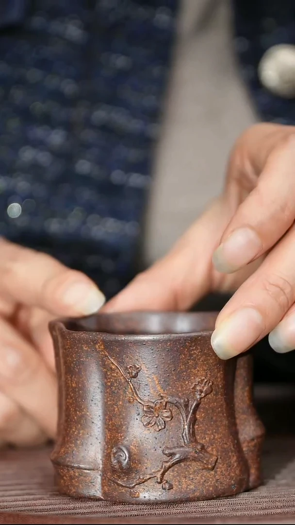 茶杯紫砂紫砂主人杯福利放漏