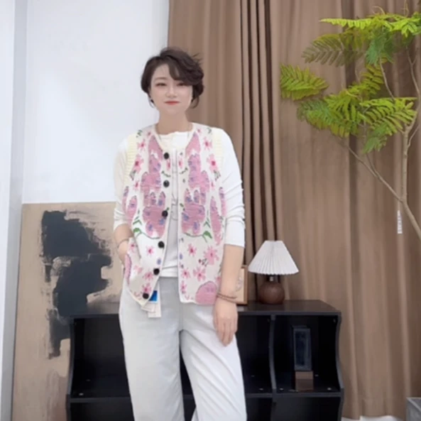 【U.M】一路生花羊毛织花针织开衫系列