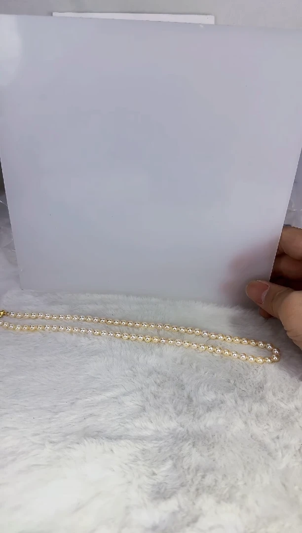 未镶嵌海水珍珠DA海水羽皇金串链5-6  z113