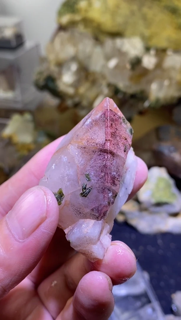 未镶嵌珠宝半成品水晶73号四川超七花园水晶原石