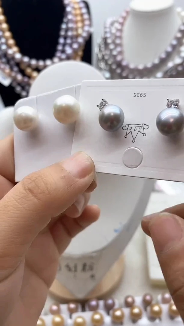 【闪购商品】淡水珍珠颈饰钛钢54