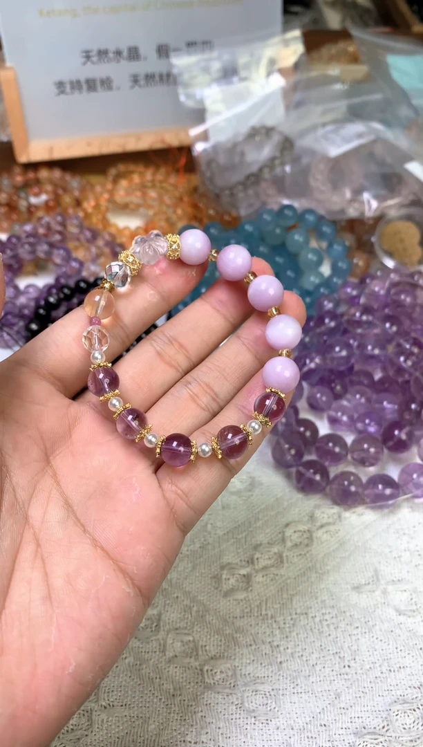 【闪购商品】水晶手串未镶嵌天然水晶手串多样性发货