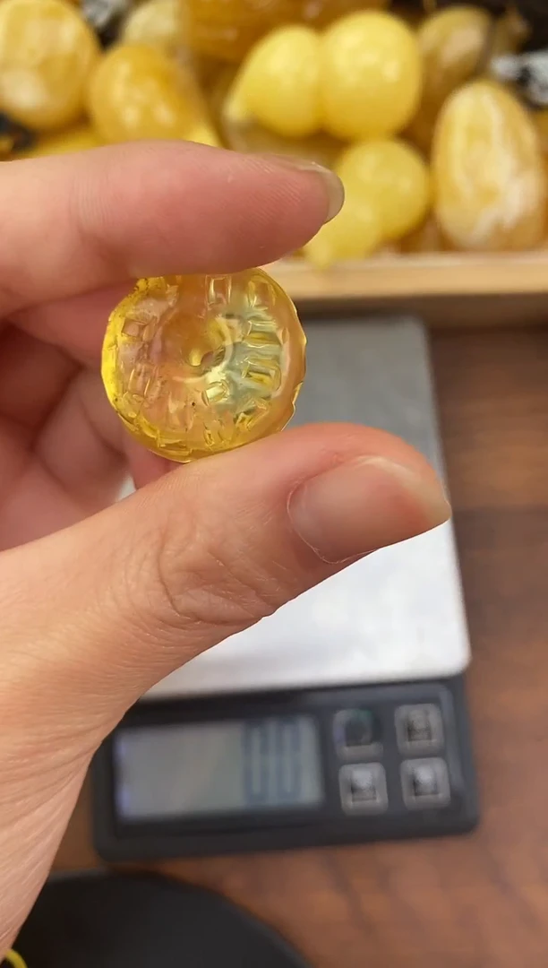 裸石琥珀未镶嵌天然琥珀蜜蜡