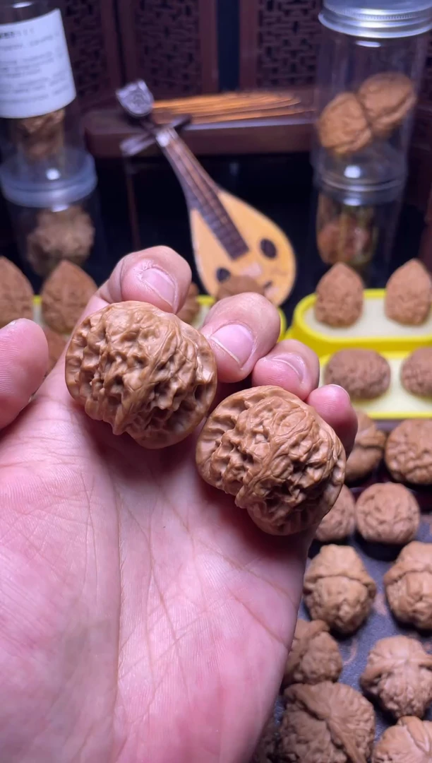 文玩核桃把件39全品大尺寸老款小众矮庄野狼