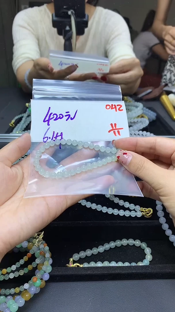 未镶嵌定制翡翠毛货需精细抛光多样性发一件珠串+420元042