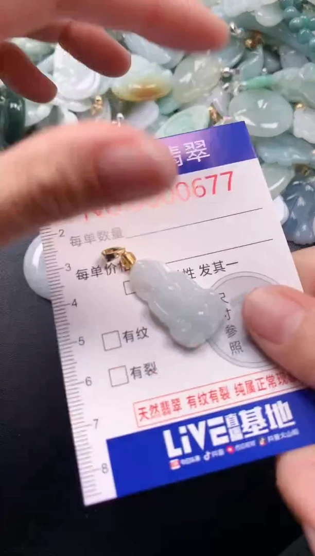 吊坠(不含链)未镶嵌翡翠677