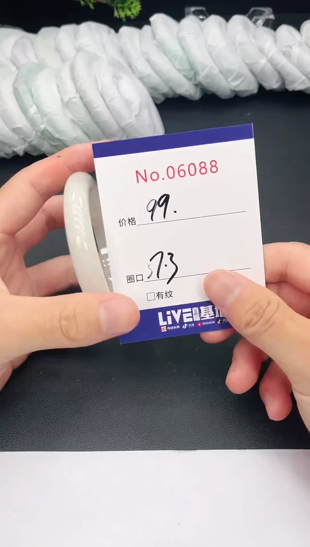 未镶嵌手镯翡翠6088