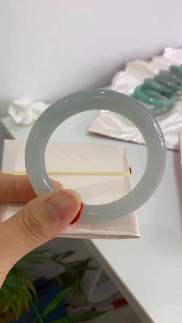 未镶嵌手镯翡翠54冰圆条