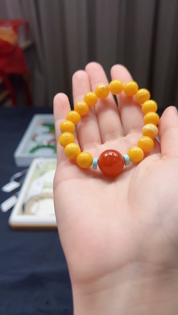 【闪购商品】蜜蜡手链未镶嵌蜜蜡手串XY6325