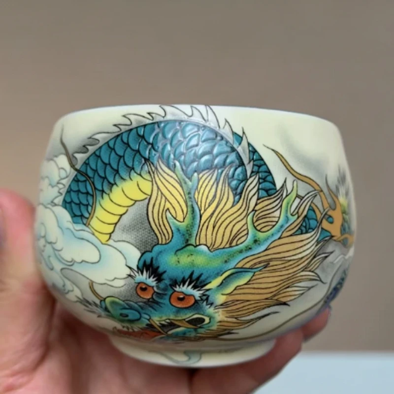 高端黄龙青龙蛋杯