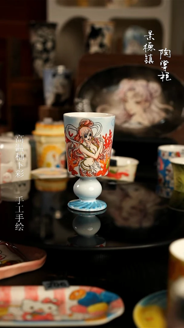 景德镇高温釉下彩纯手工手绘