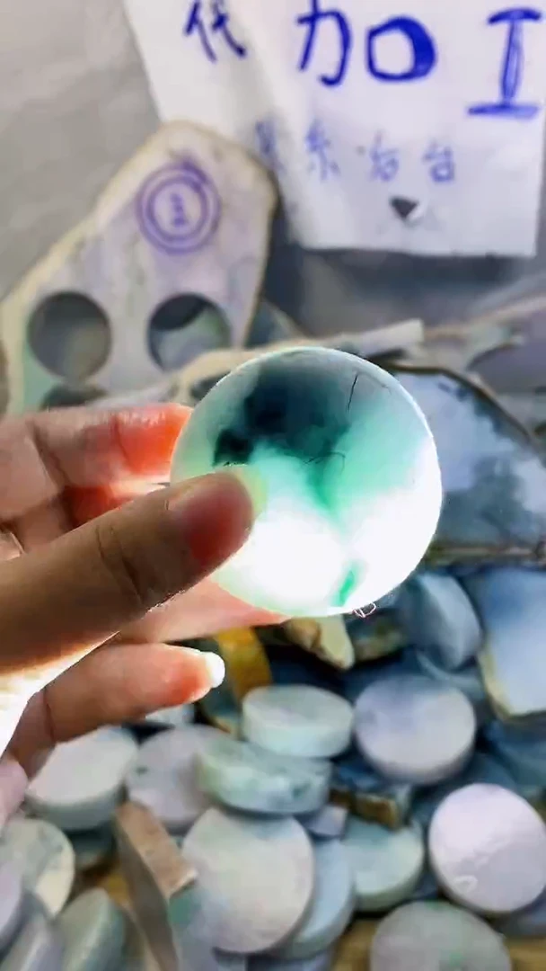 裸石翡翠纯天然翡翠A货74