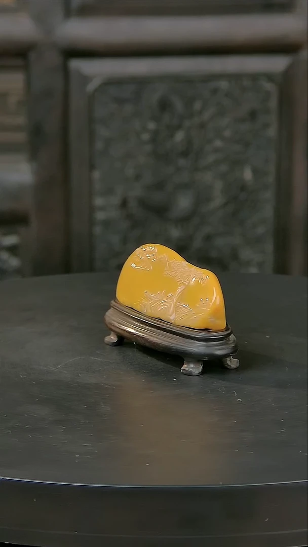 寿山石印石一物一拍