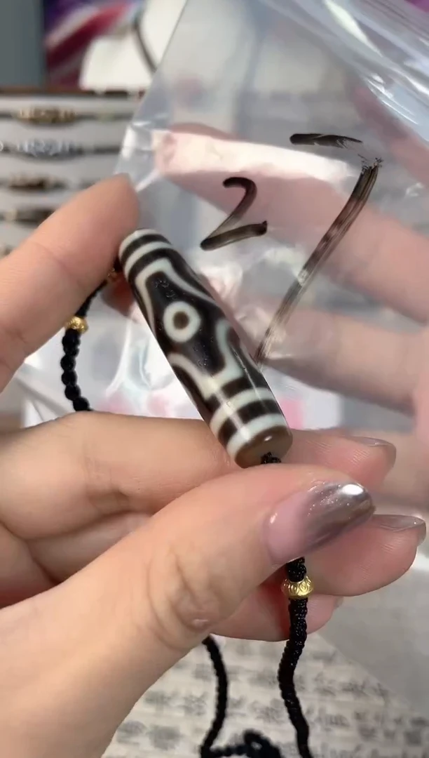 黑白十字六眼锁骨链27