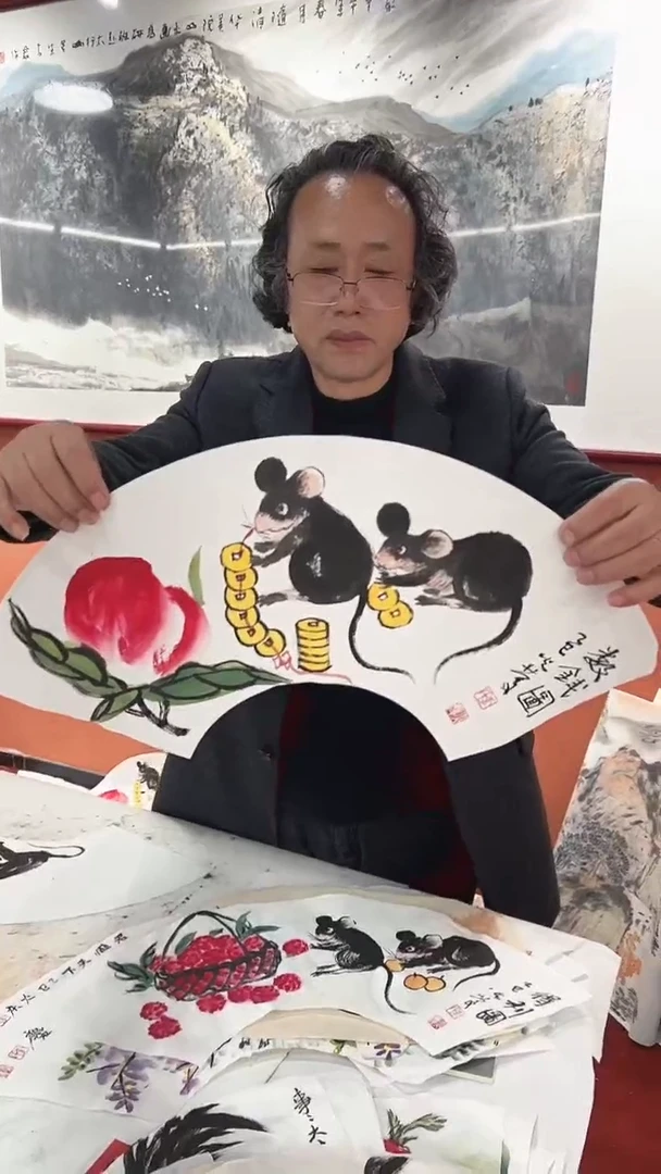 国画李火庆/国画/花鸟