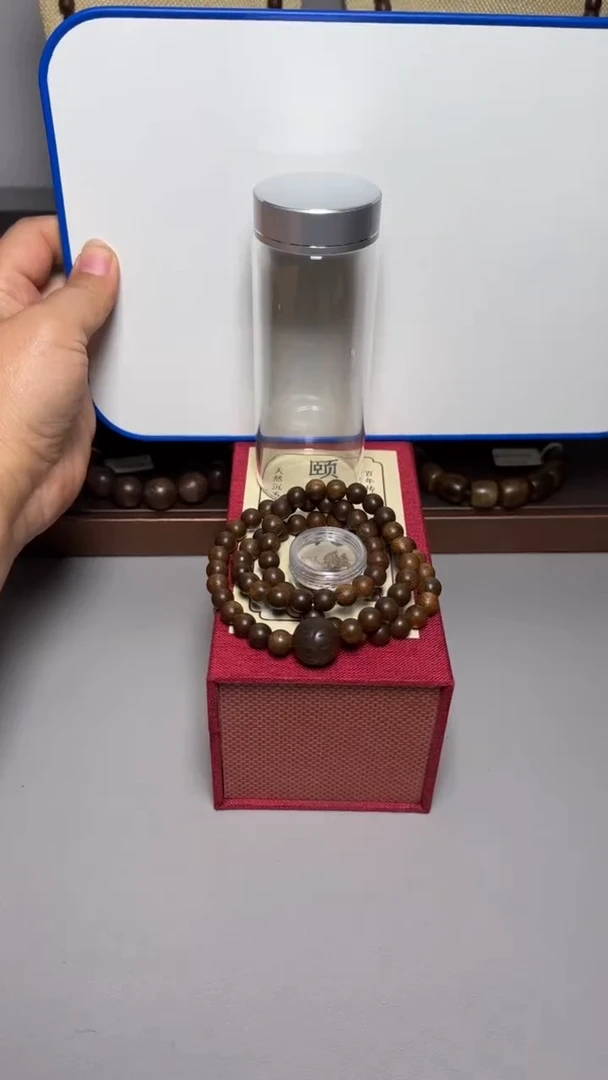 【闪购商品】沉香手串芽庄白棋0.8三圈圆珠