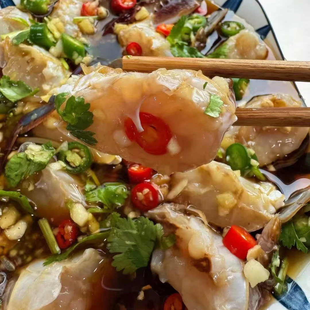 生腌蟹块2桶共1000克 肉质鲜美 顺丰包邮