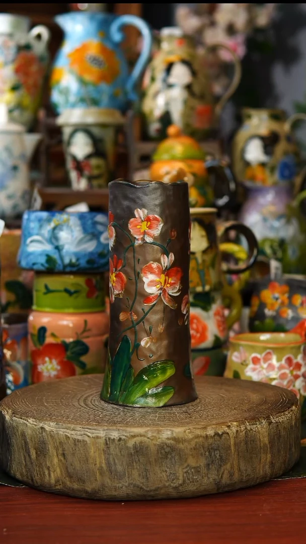 陶瓷166景德镇手工手绘釉下彩