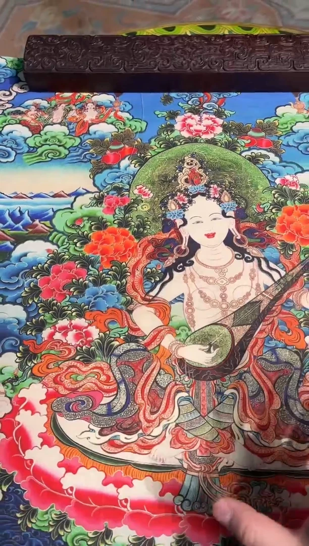 卷轴画路路的唐卡tk160