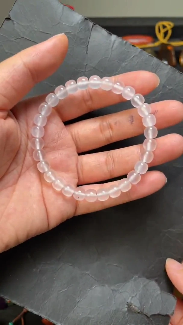未镶嵌63玛瑙/玉髓手串---7